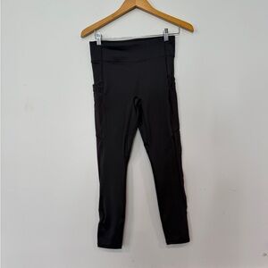 Fabletics Trinity mid rise Gray 7/8 legging